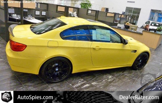 BMW M3 E92 Dakar Yellow/Carbon - эксклюзивный желтый цвет за $5000 для BMW M3 E92