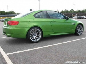 BMW M3 E92 Coupe в эксклюзивном цвете Power Green Metallic