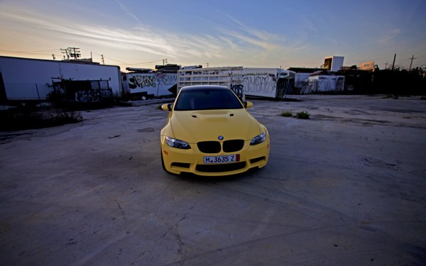 BMW E92 M3 Dakar Yellow