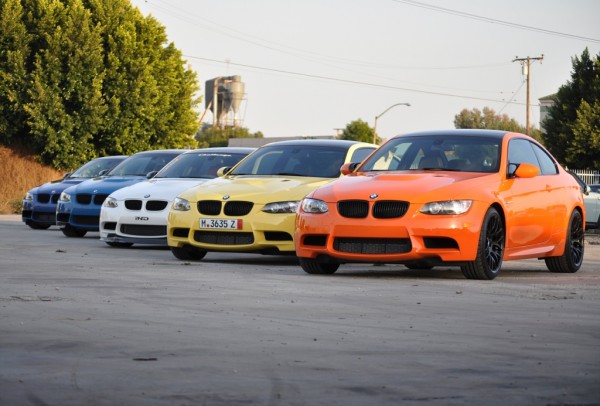 5 цветов BMW E92 M3: Fire Orange, Monte Carlo Blue, Dakar Yellow, Brilliant White и Laguna Seca Blue