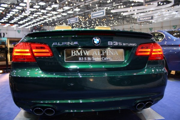 Женева 2011: "зеленка" BMW ALPINA B3 S Cabriolet (BMW E93 Facelift)