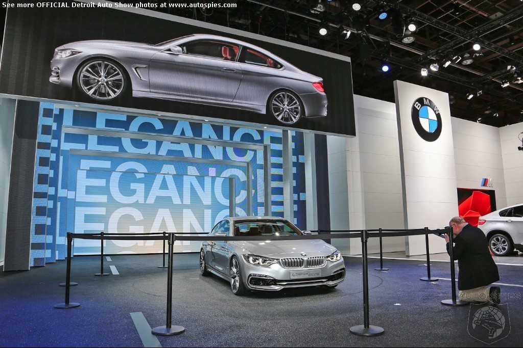 Первые фотографии BMW 4 Серии Купе на Международном Автошоу в Детройте NAIAS 2013 00